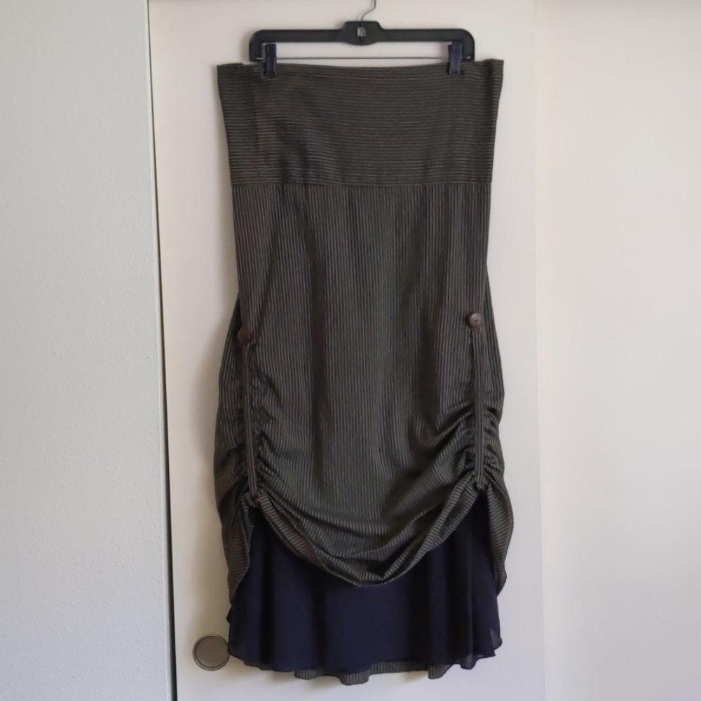 Steam punk style Skirt. 100% cotton. Med